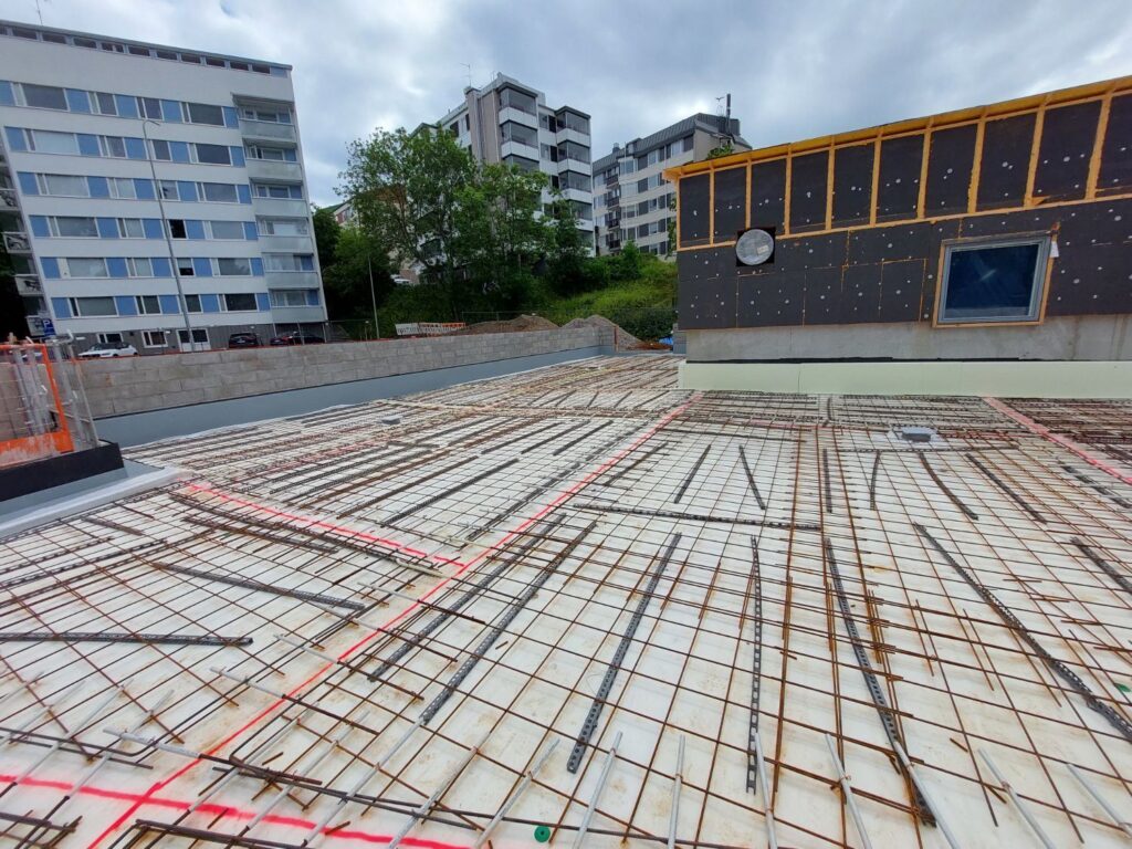 Laatan raudoitus asuinkohteessa